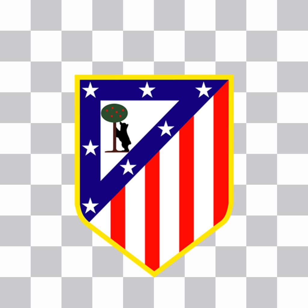 Atletico Madrid logo Ã  mettre sur vos photos pour ..
